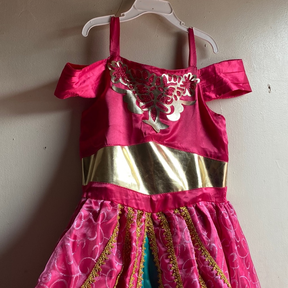Yasmin princess dress size 10 ping and green nice a birthday costume party